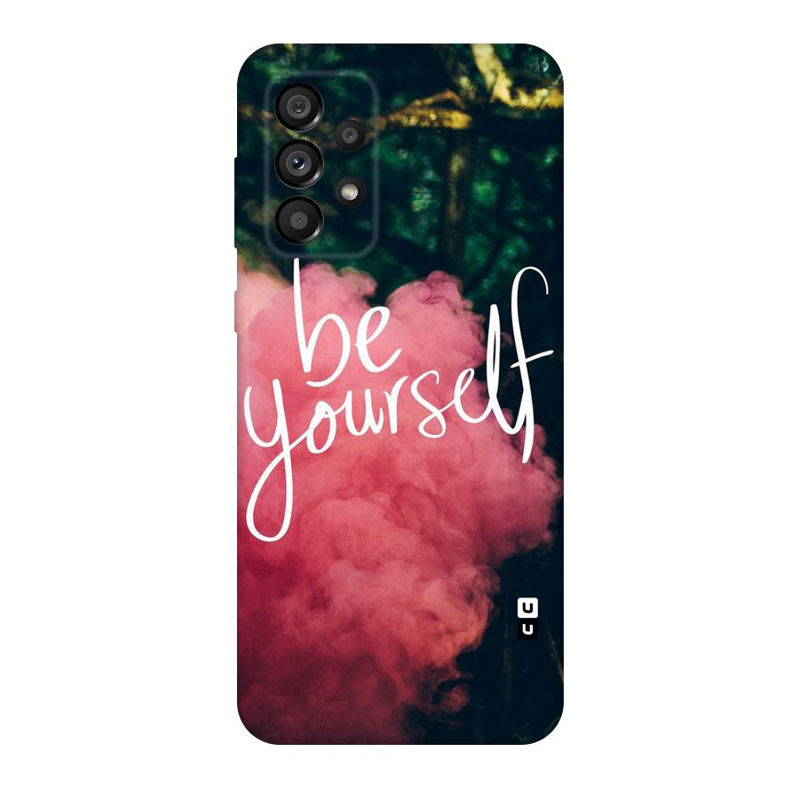 Be Yourself Greens Original Polycarbonate Back Case for Galaxy A73 5G