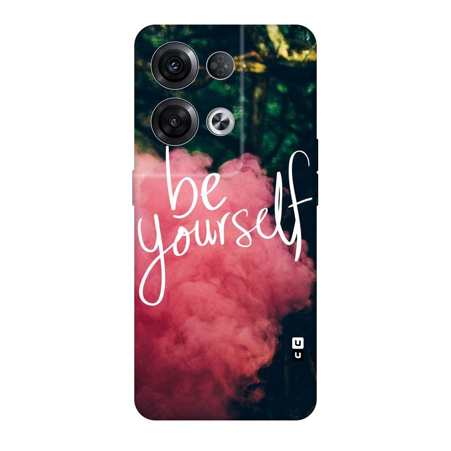 Be Yourself Greens Original Polycarbonate Back Case for Oppo Reno8 Pro 5G