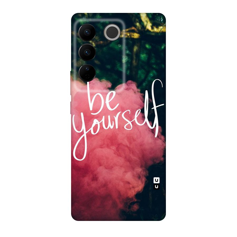 Be Yourself Greens Original Polycarbonate Back Case for Vivo V27