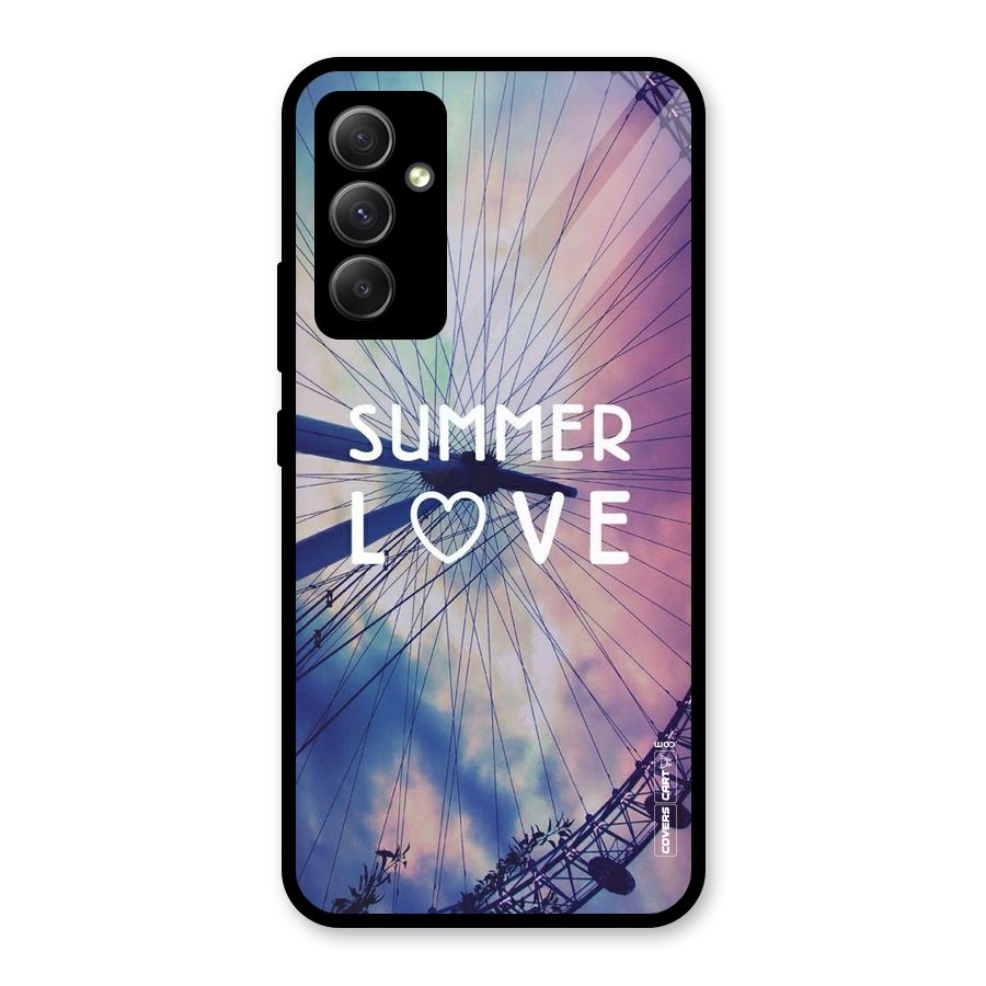 Beach Dreams Glass Back Case for Galaxy A34