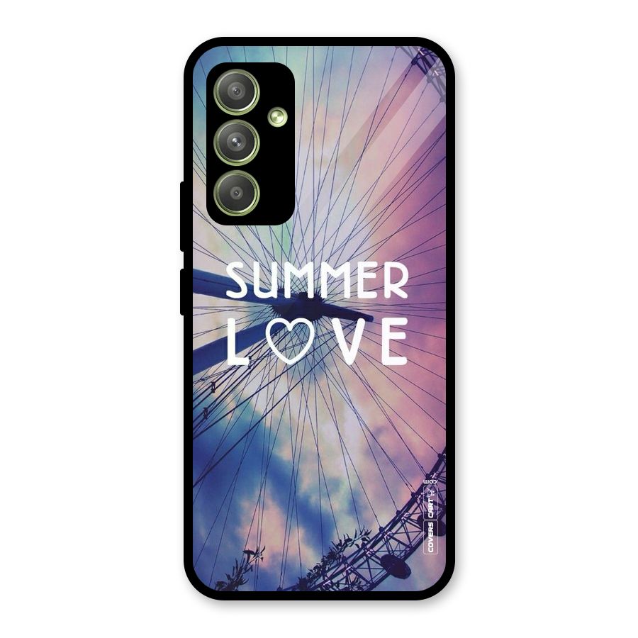 Beach Dreams Glass Back Case for Galaxy A54