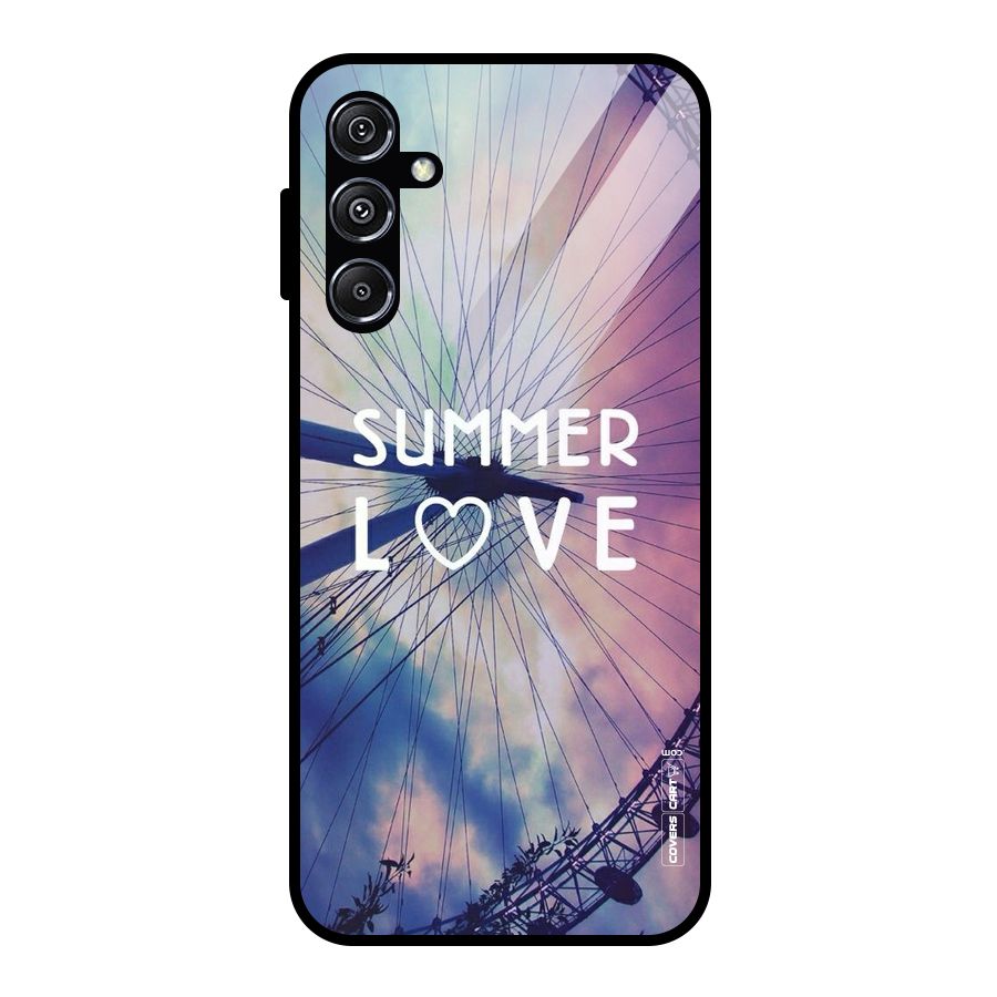 Beach Dreams Glass Back Case for Galaxy M34 5G
