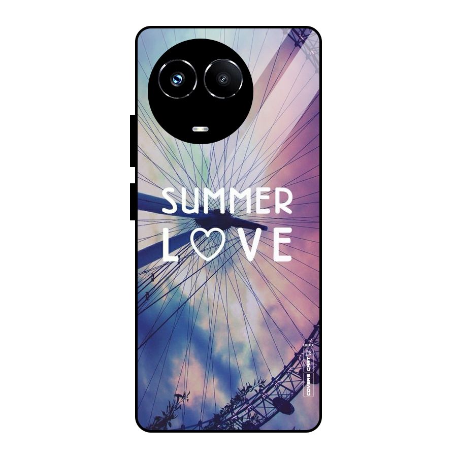 Beach Dreams Glass Back Case for Realme Narzo 60X
