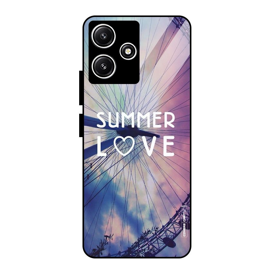 Beach Dreams Glass Back Case for Redmi 12 5G