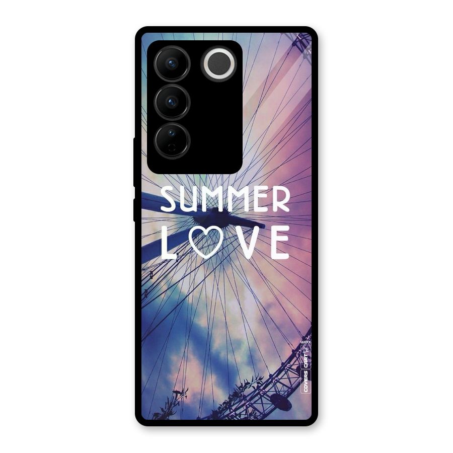 Beach Dreams Glass Back Case for Vivo V27
