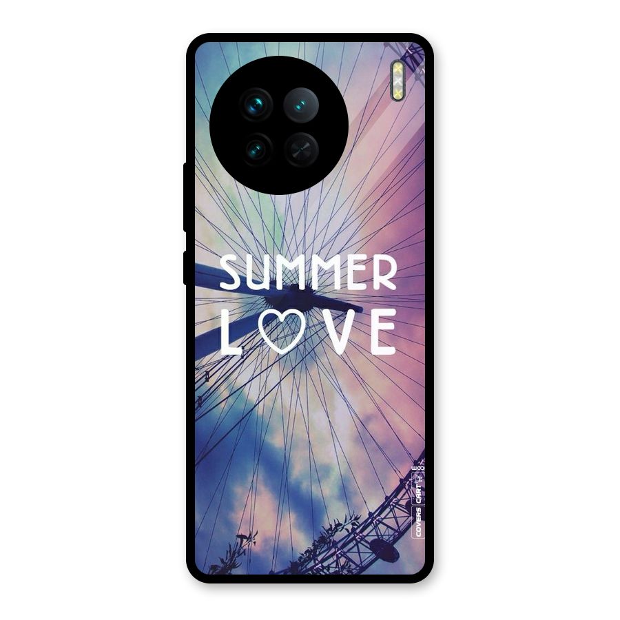 Beach Dreams Glass Back Case for Vivo X90