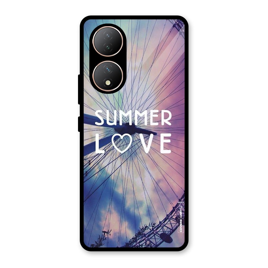 Beach Dreams Glass Back Case for Vivo Y100A
