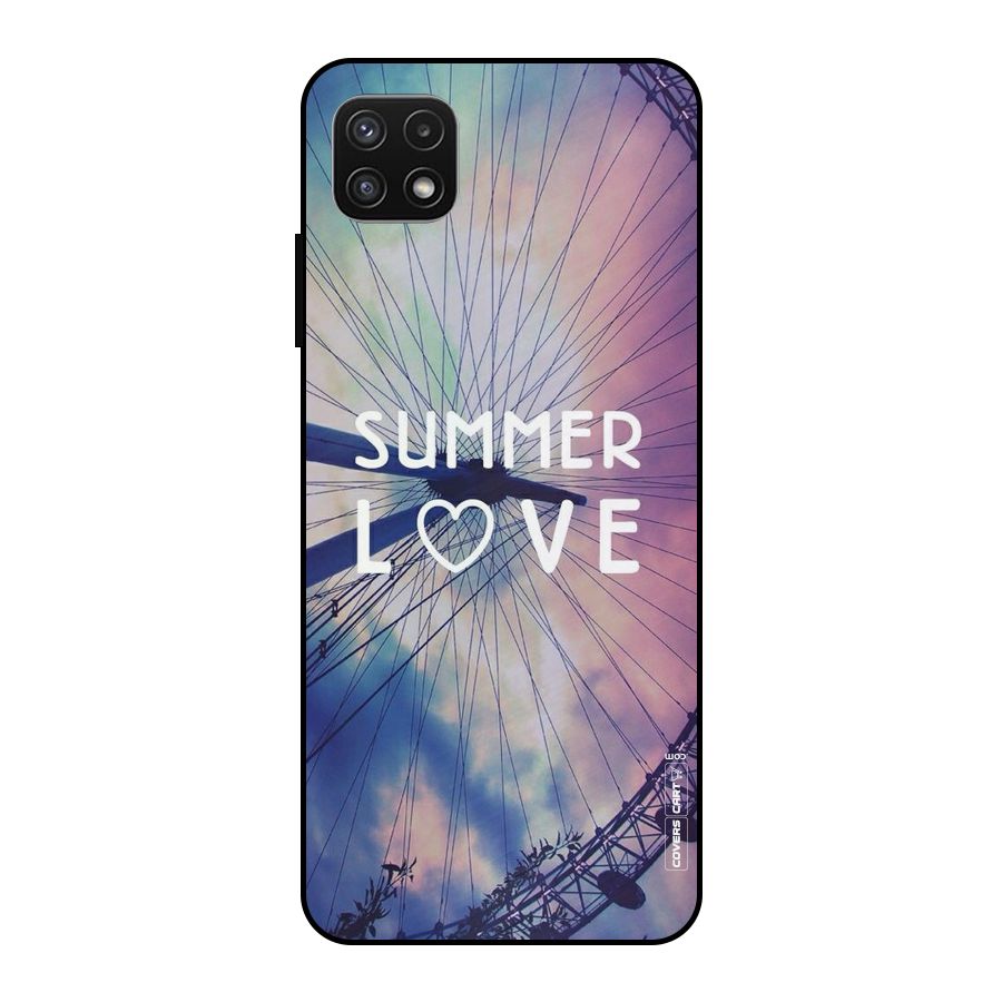 Beach Dreams Metal Back Case for Galaxy A22 5G