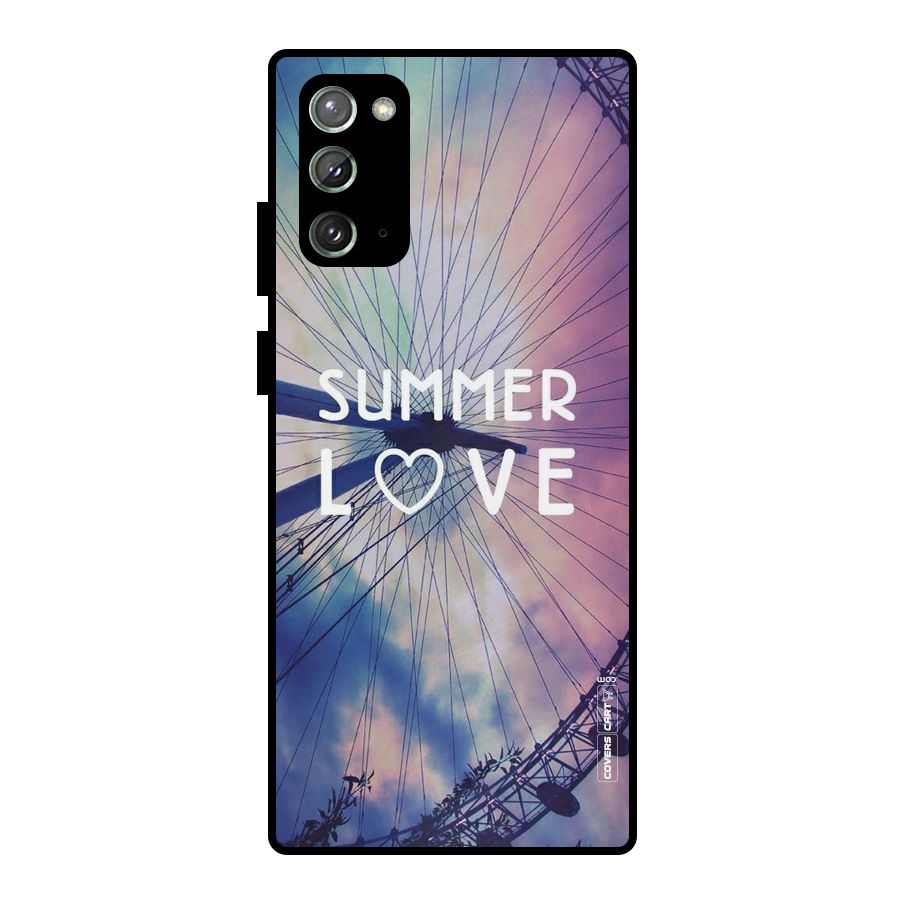 Beach Dreams Metal Back Case for Galaxy Note 20