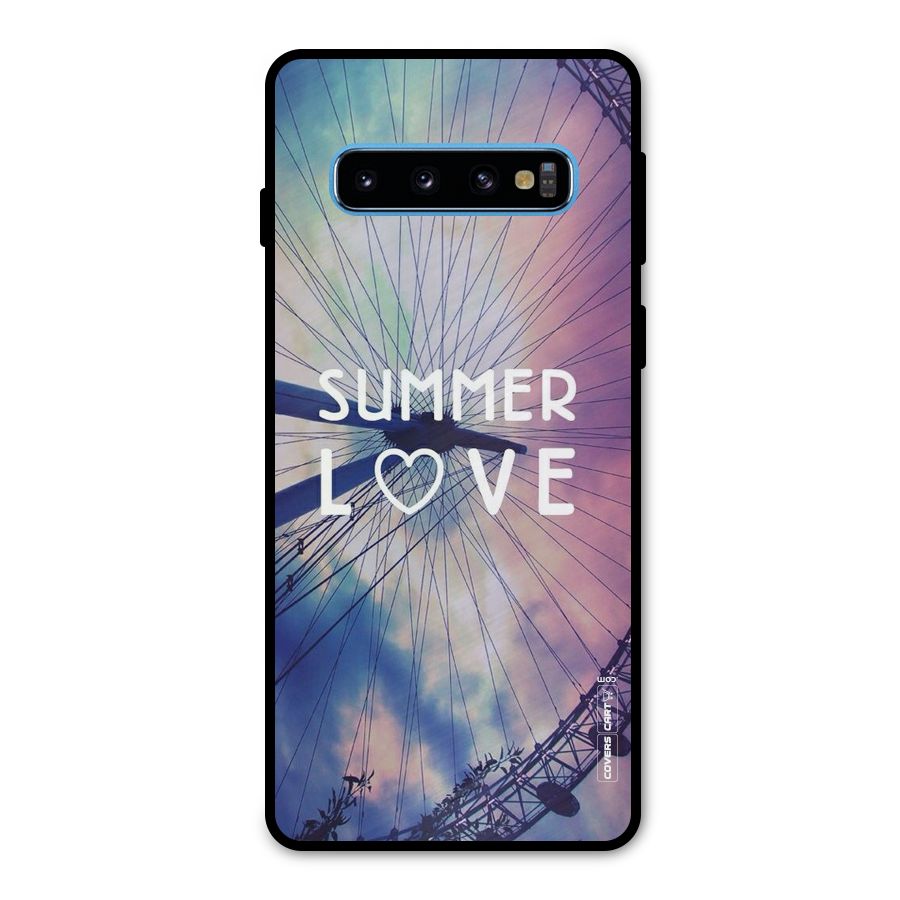 Beach Dreams Metal Back Case for Galaxy S10