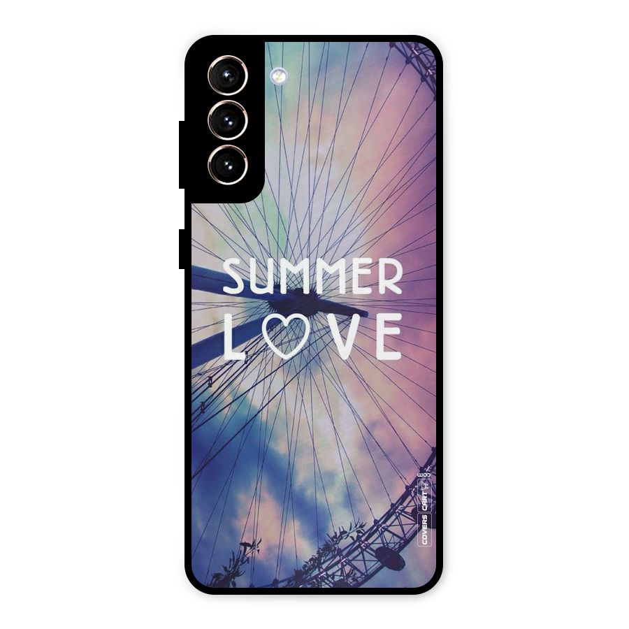 Beach Dreams Metal Back Case for Galaxy S21 Plus