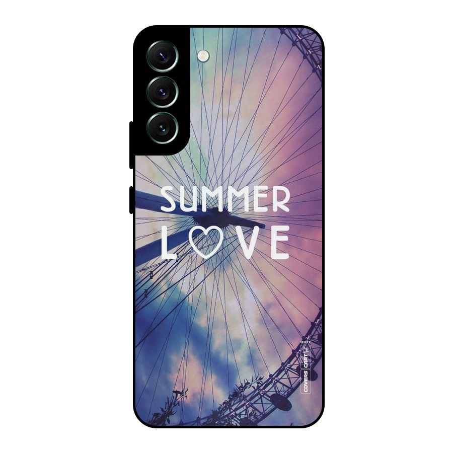 Beach Dreams Metal Back Case for Galaxy S22 Plus 5G