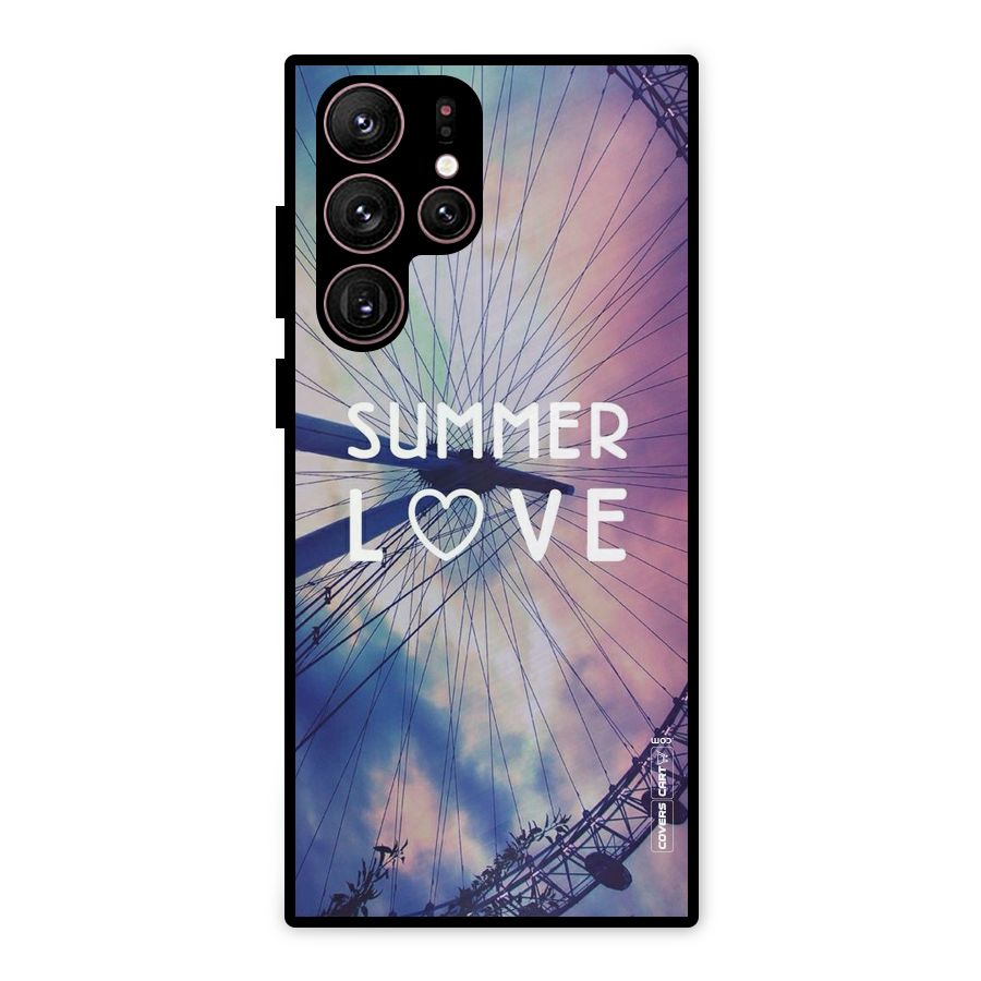 Beach Dreams Metal Back Case for Galaxy S22 Ultra 5G