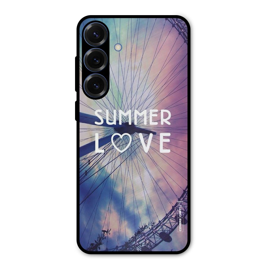 Beach Dreams Metal Back Case for Galaxy S25 Plus