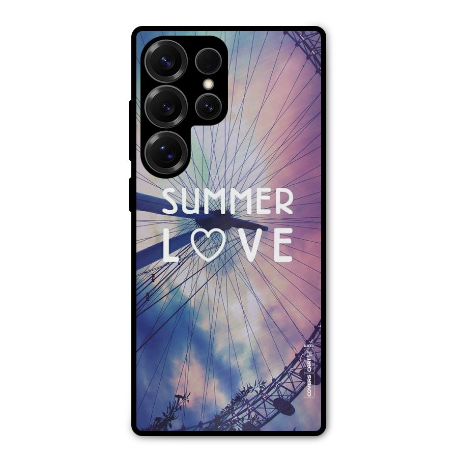 Beach Dreams Metal Back Case for Galaxy S25 Ultra