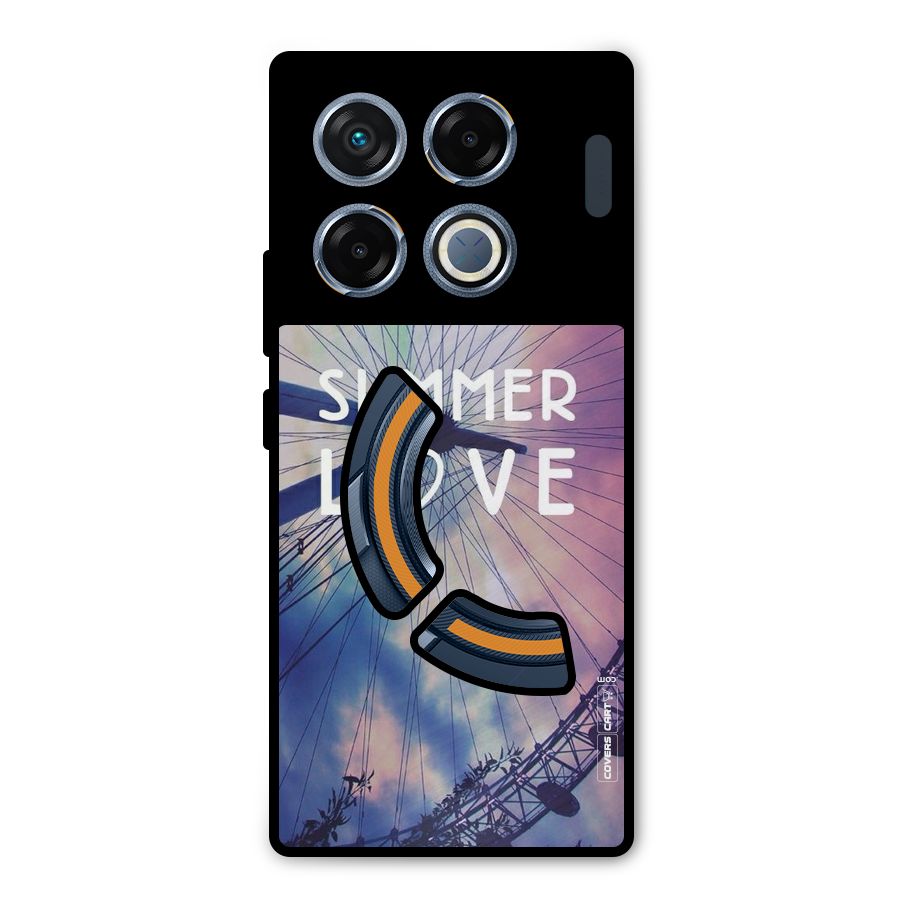 Beach Dreams Metal Back Case for Infinix GT 20 Pro