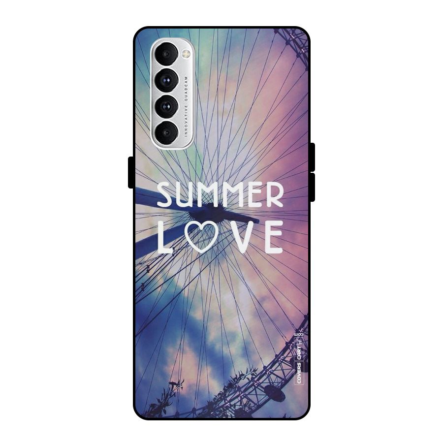 Beach Dreams Metal Back Case for Oppo Reno4 Pro