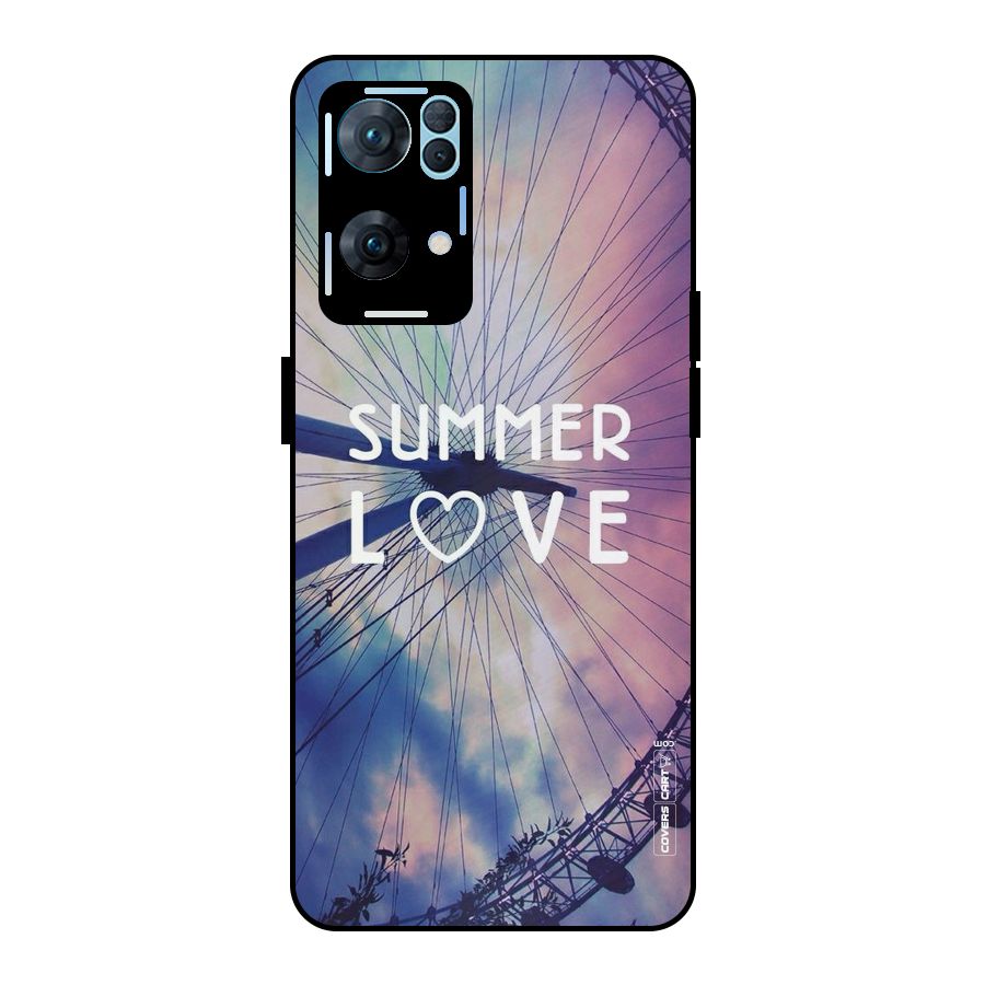 Beach Dreams Metal Back Case for Oppo Reno7 Pro 5G