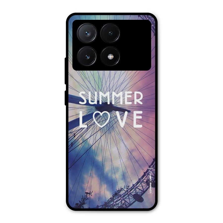 Beach Dreams Metal Back Case for Poco X6 Pro