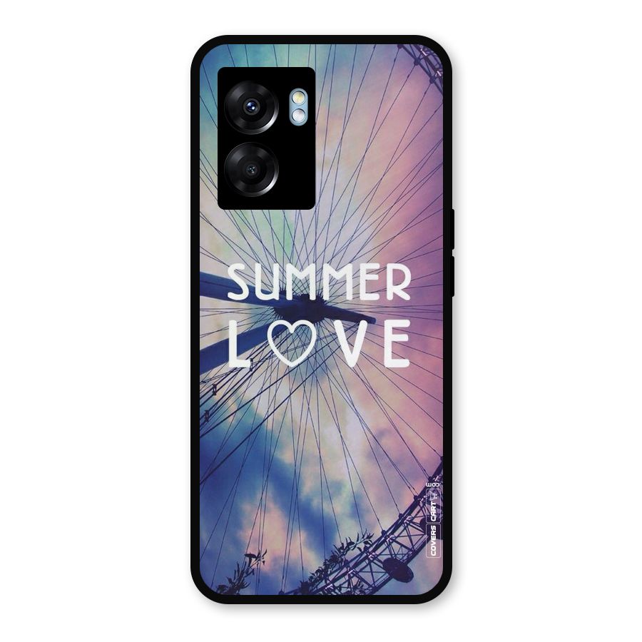 Beach Dreams Metal Back Case for Realme Narzo 50 5G