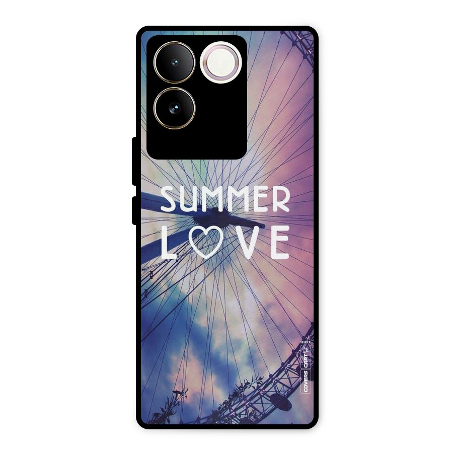 Beach Dreams Metal Back Case for Vivo T2 Pro