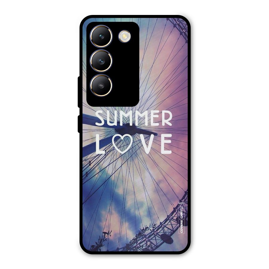 Beach Dreams Metal Back Case for Vivo T3 5G
