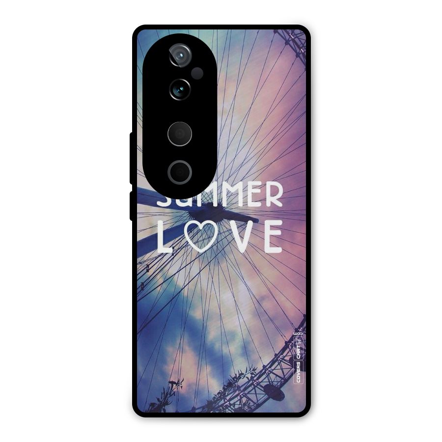 Beach Dreams Metal Back Case for Vivo T3 Ultra