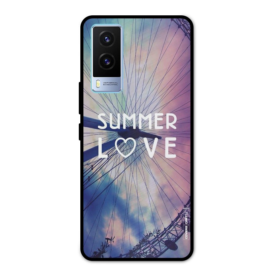 Beach Dreams Metal Back Case for Vivo V21e 5G
