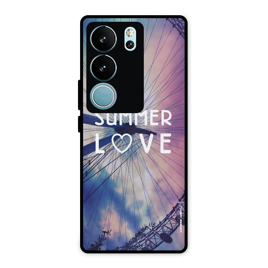 Beach Dreams Metal Back Case for Vivo V29 Pro