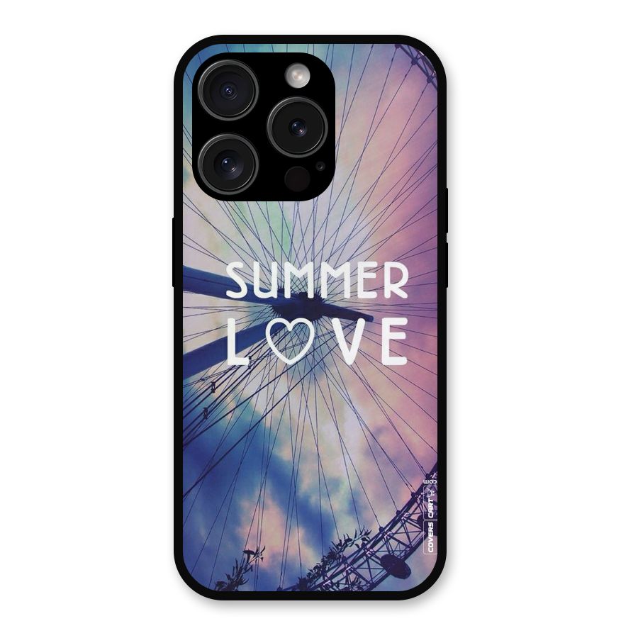 Beach Dreams Metal Back Case for iPhone 15 Pro