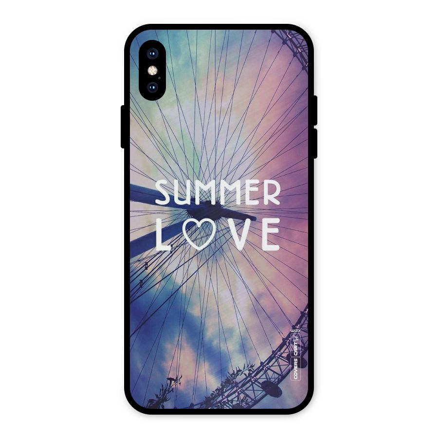 Beach Dreams Metal Back Case for iPhone XS Max
