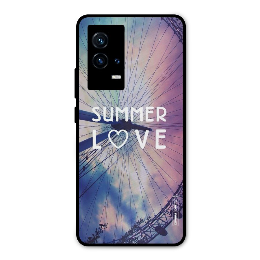 Beach Dreams Metal Back Case for iQOO 9 5G