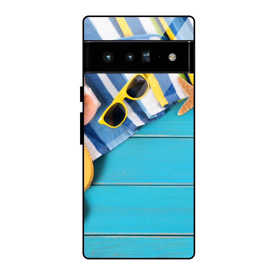 Beach Ready Glass Back Case for Google Pixel 6 Pro