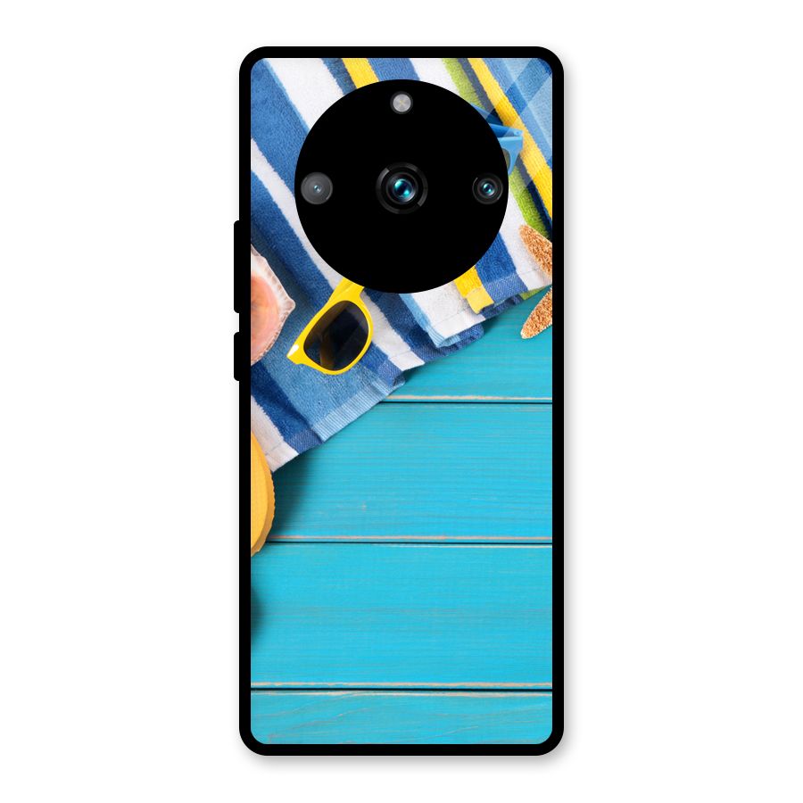 Beach Ready Glass Back Case for Realme 11 Pro
