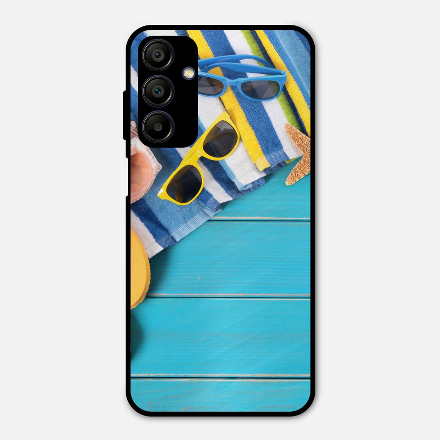 Beach Ready Metal Back Case for Galaxy A15 5G