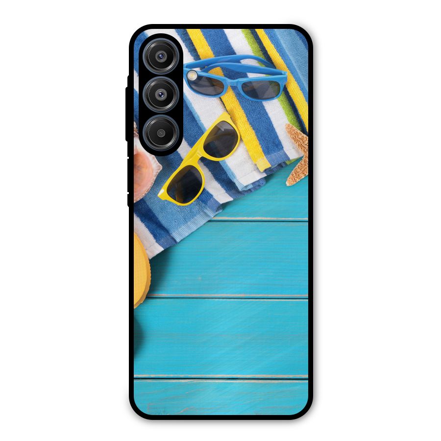 Beach Ready Metal Back Case for Galaxy A16 5G