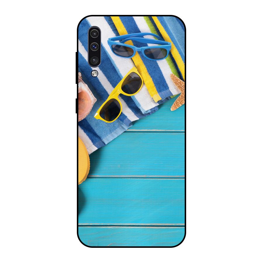 Beach Ready Metal Back Case for Galaxy A30s