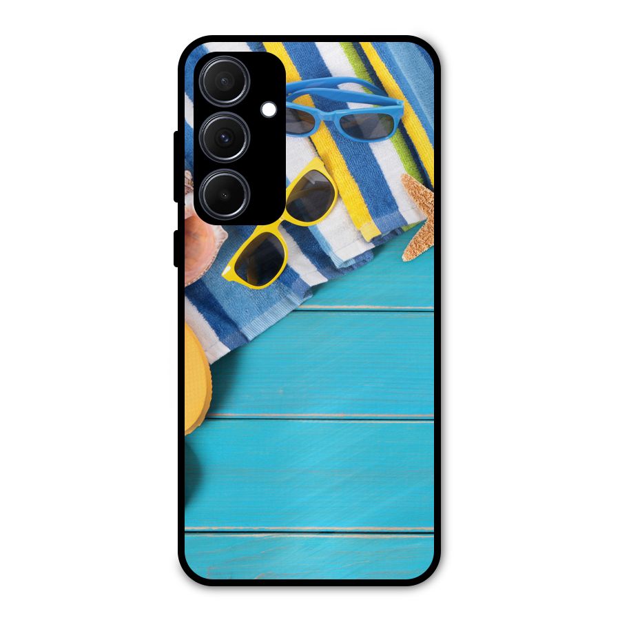 Beach Ready Metal Back Case for Galaxy A35