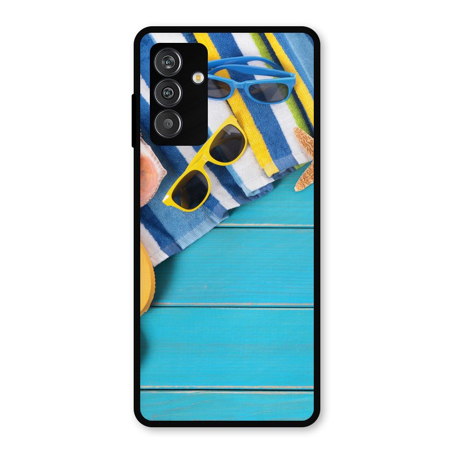 Beach Ready Metal Back Case for Galaxy F13