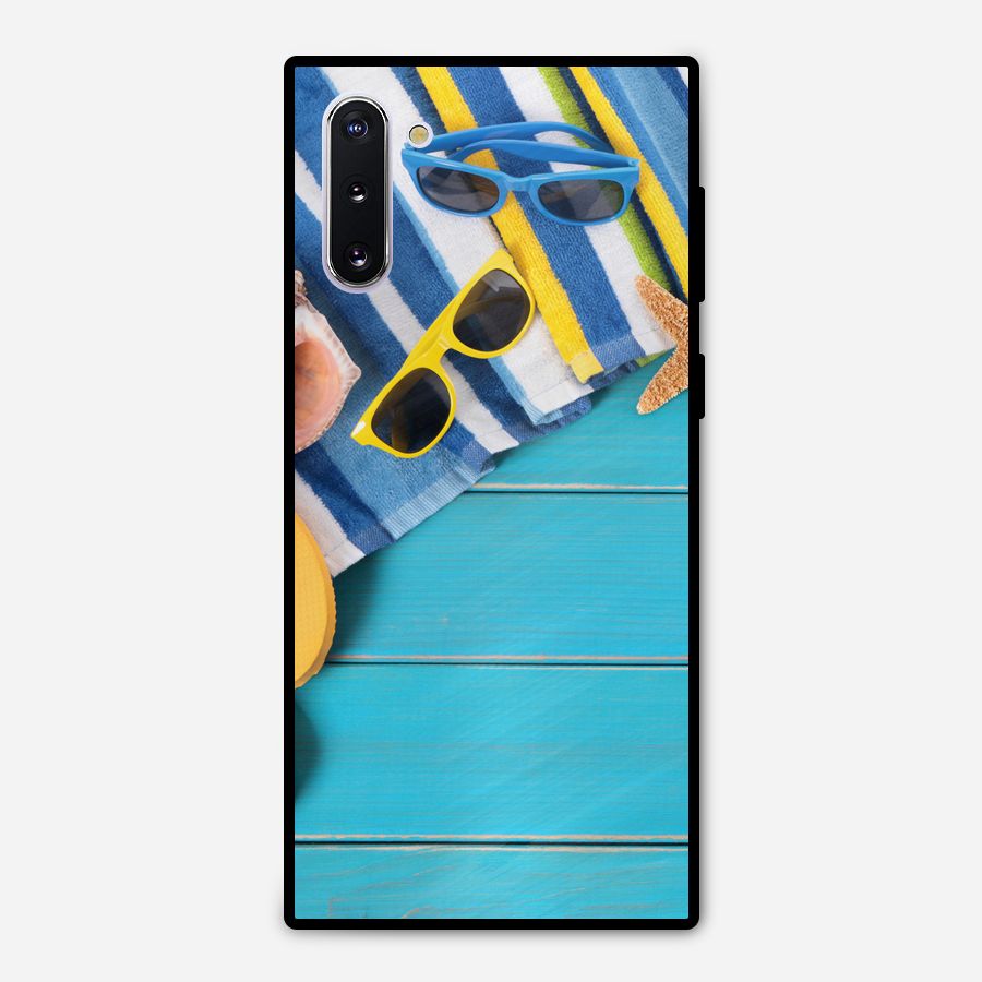 Beach Ready Metal Back Case for Galaxy Note 10