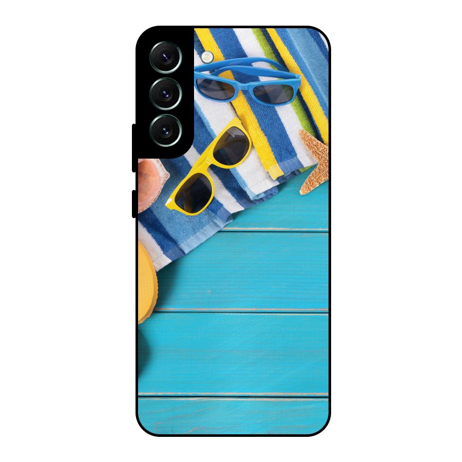 Beach Ready Metal Back Case for Galaxy S22 Plus 5G