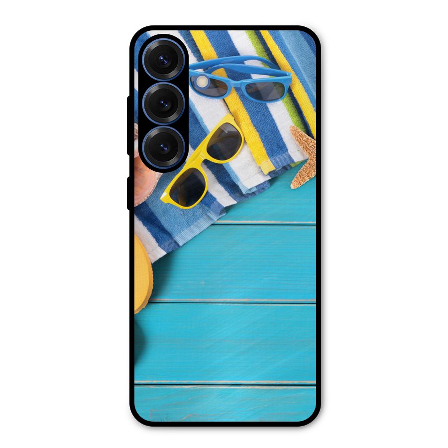 Beach Ready Metal Back Case for Galaxy S25
