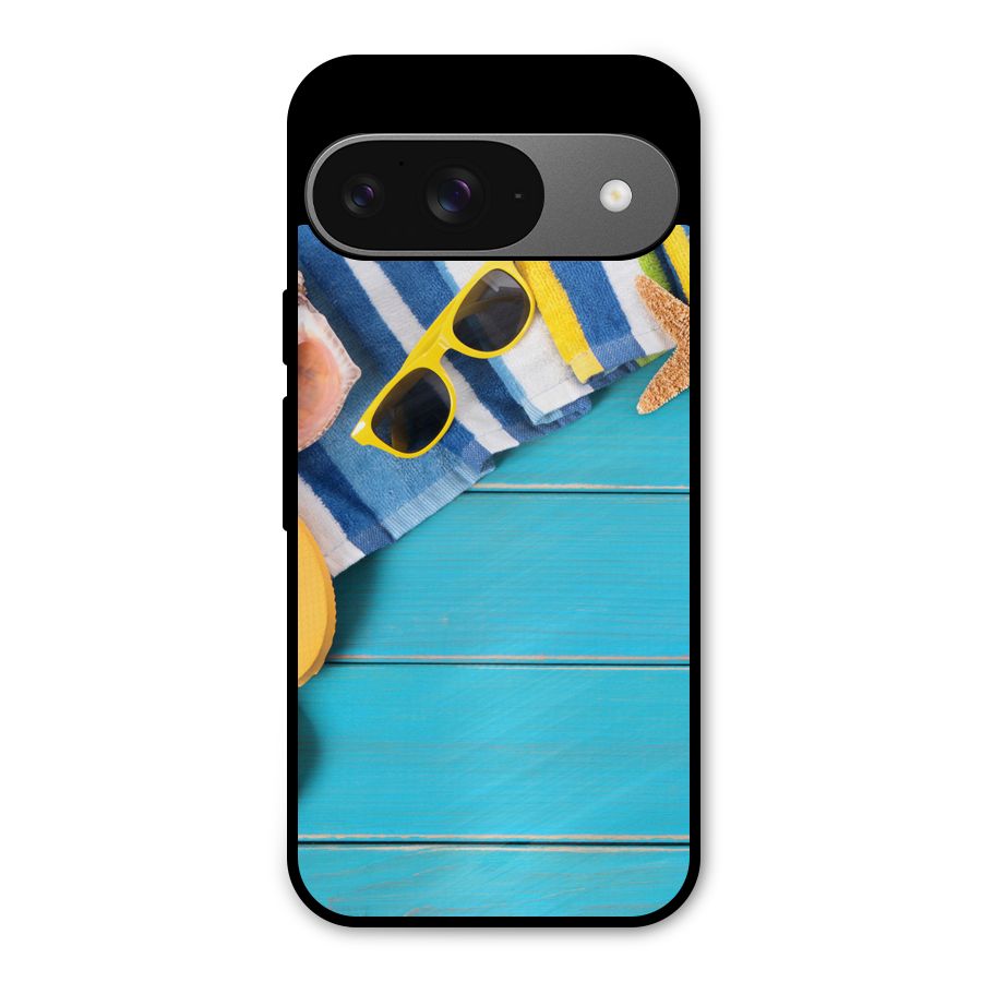 Beach Ready Metal Back Case for Google Pixel 9