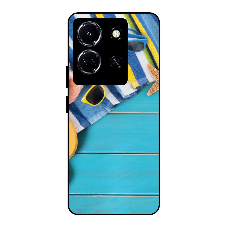 Beach Ready Metal Back Case for Infinix Note 30 5G