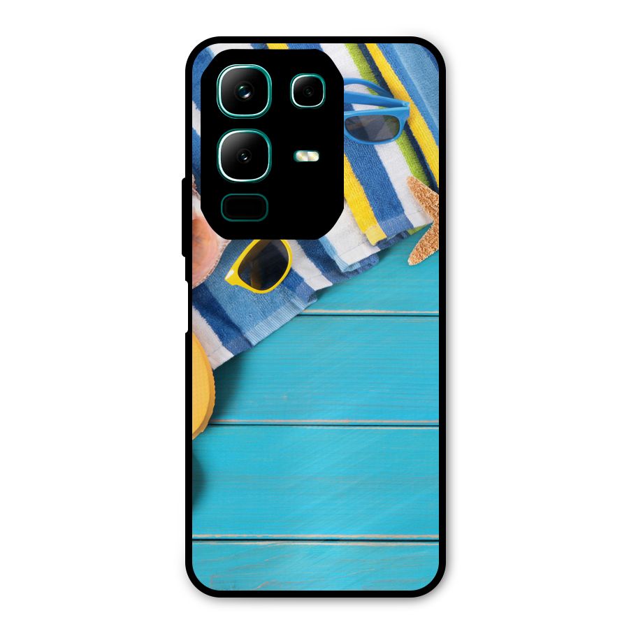 Beach Ready Metal Back Case for Infinix Note 50x