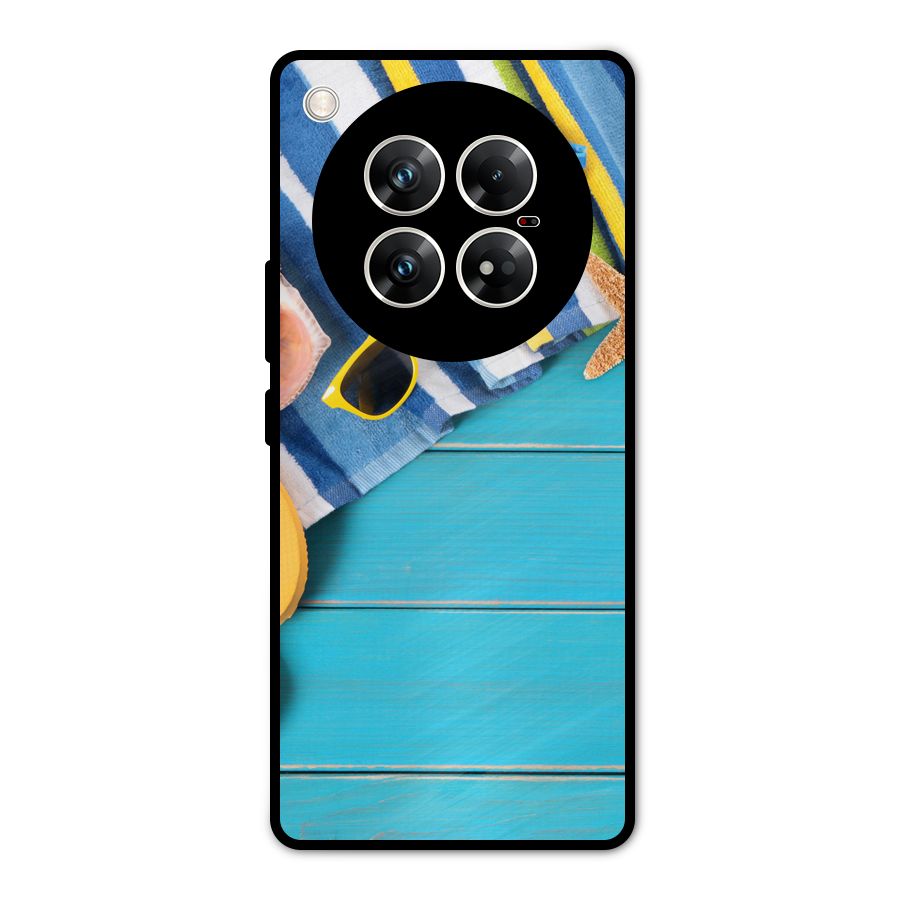 Beach Ready Metal Back Case for Infinix Zero 40 5G