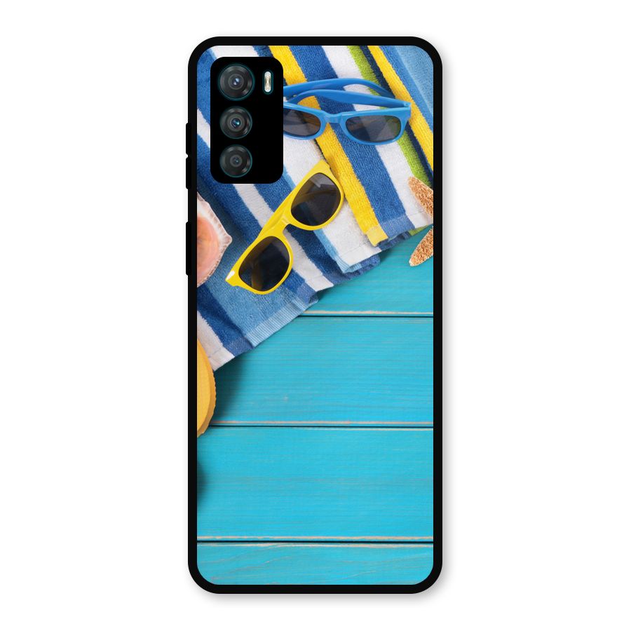 Beach Ready Metal Back Case for Moto G42