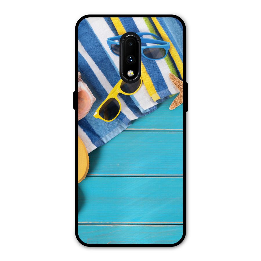 Beach Ready Metal Back Case for OnePlus 7