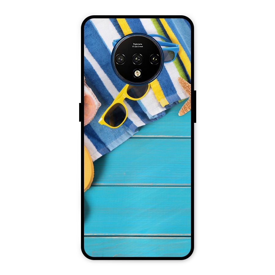 Beach Ready Metal Back Case for OnePlus 7T