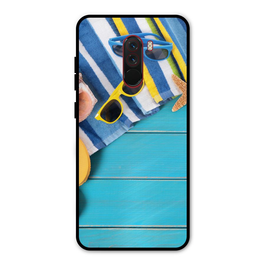 Beach Ready Metal Back Case for Poco F1